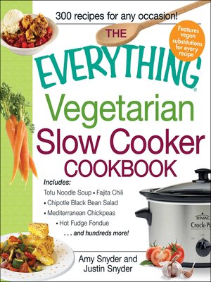 cover image of The Everything Vegetarian Slow Cooker Cookbook